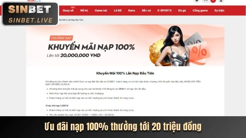 Khuyến mãi chào mừng jn88 cổng game slot